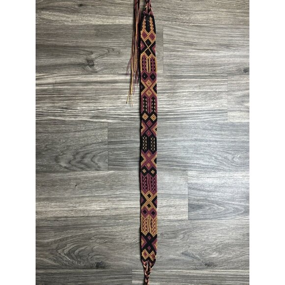 Bohemian Hand Woven Boho Style Corded Belt Colourful - Picture 6 of 6